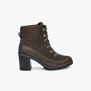 Ugg Redwood Högklackat Dam Svarta/Olivgröna (281497JXI)